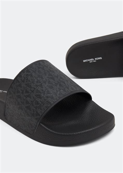 michael kors jake slides|Michael Kors slides with studs.